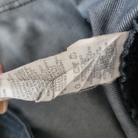 Prana Kara Organic Cotton Blend Crop Gray Size 4/27 - Picture 15 of 16